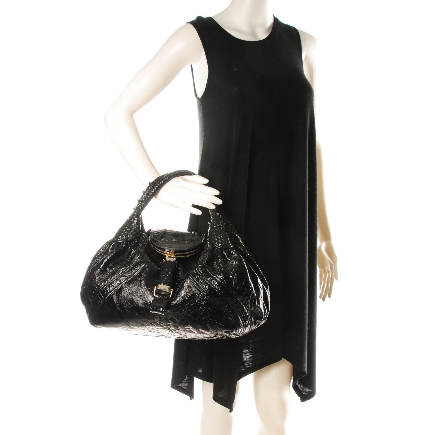 Fendi Crispe Vernice Spy Black 2 of 8
