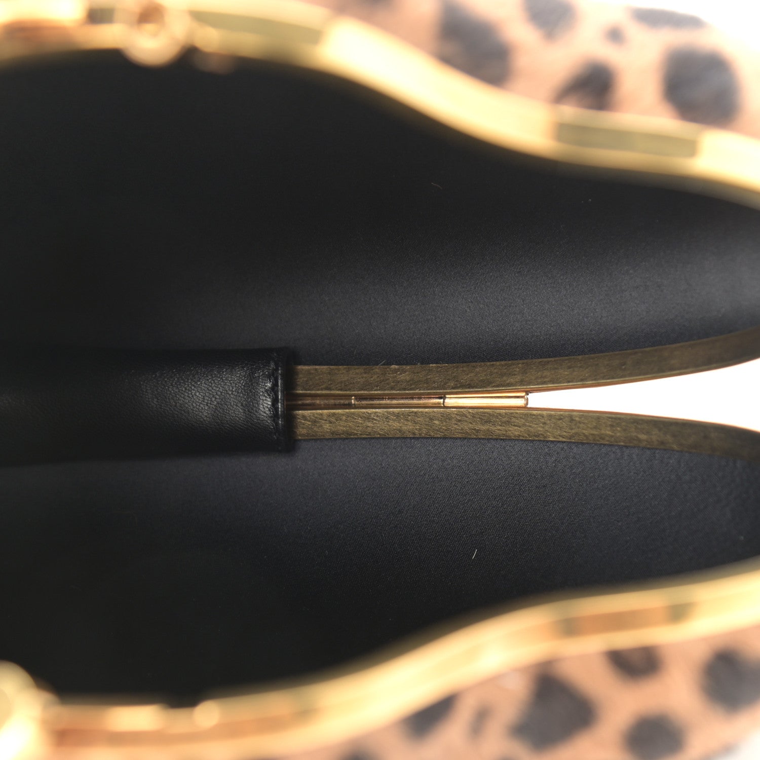 Saint Laurent Pony Hair Leopard Love Box Bag Black 5 of 6