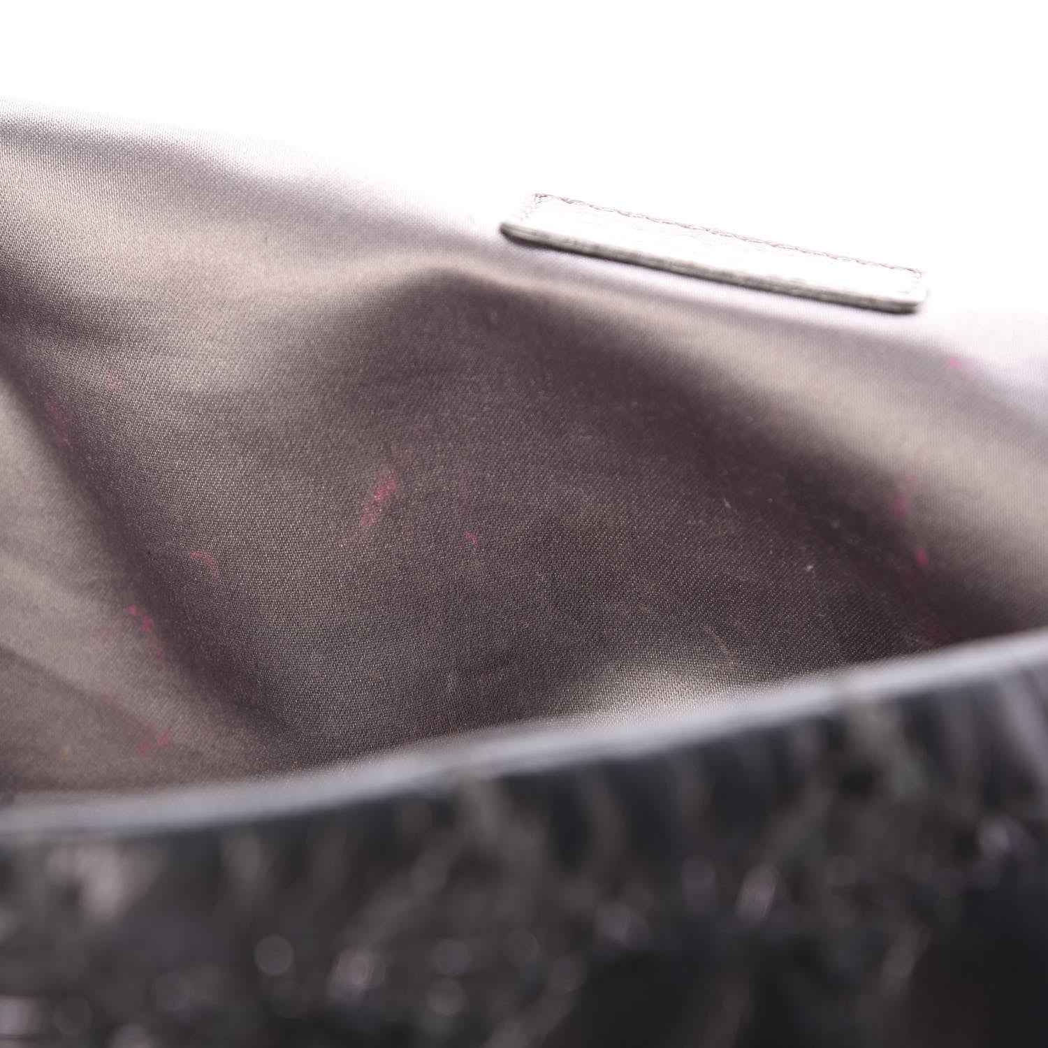 Chanel Lambskin Tweed Double Stitch Flap Black 11 of 21