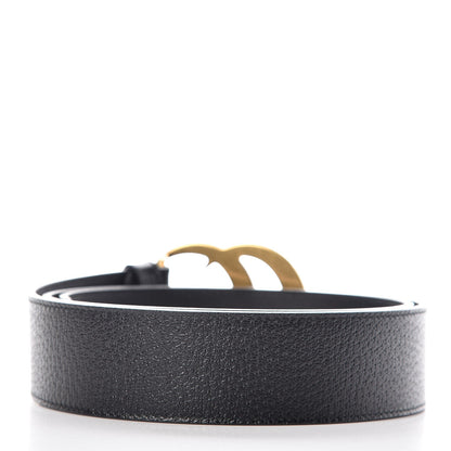 Gucci Textured Calfskin Double G 40mm Belt 90 36 Black 4 of 7