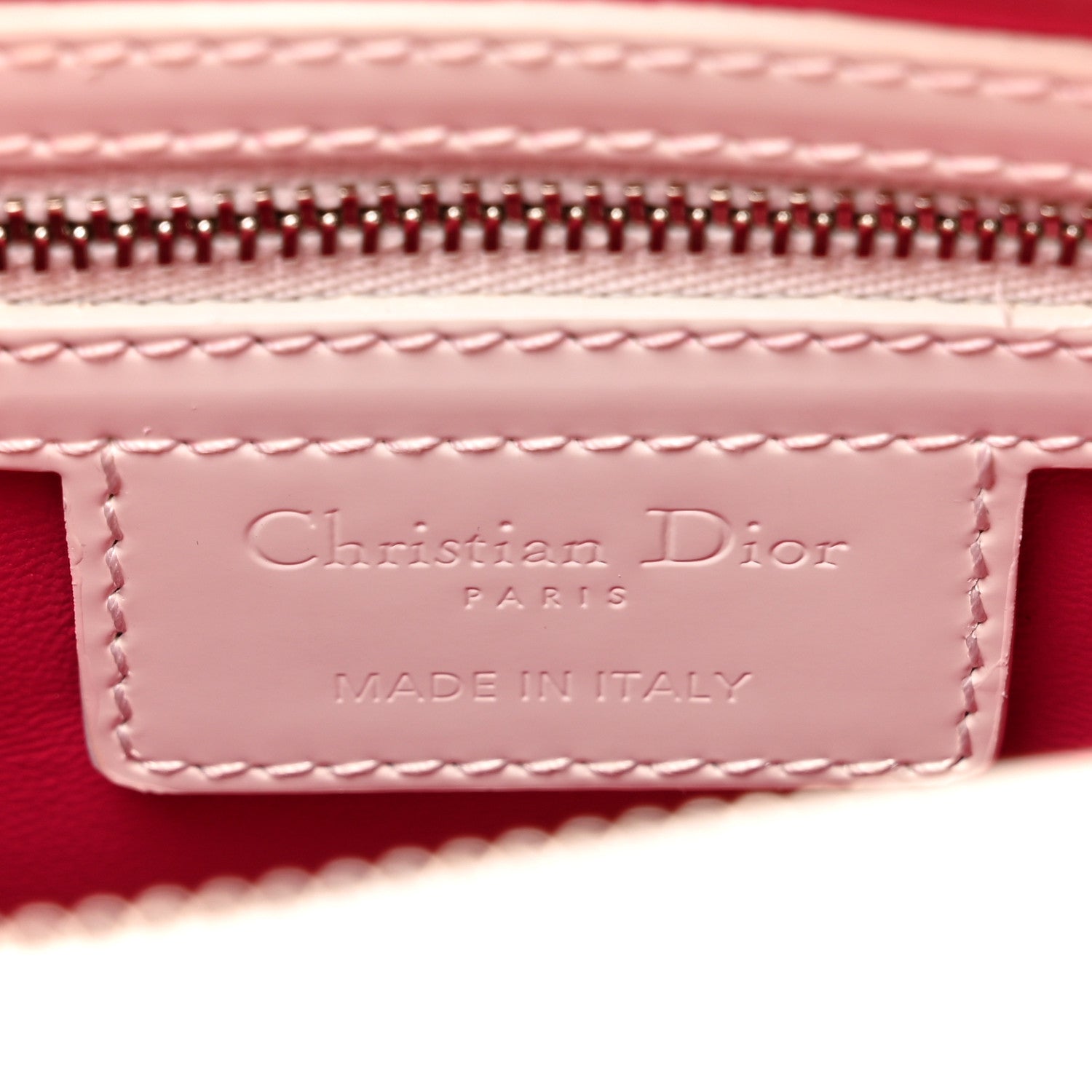 Christian Dior Raffia Medium Lady Dior Pink 6 of 14