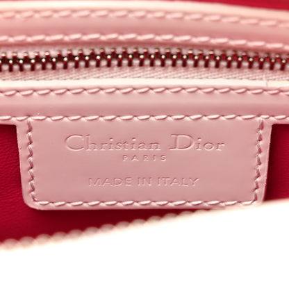 Christian Dior Raffia Medium Lady Dior Pink 6 of 14