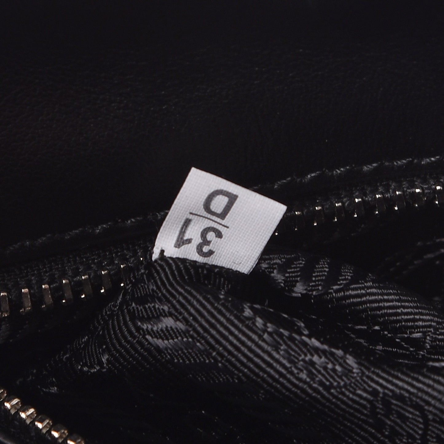 Soft Calfskin Diagramme Crossbody Bag Black