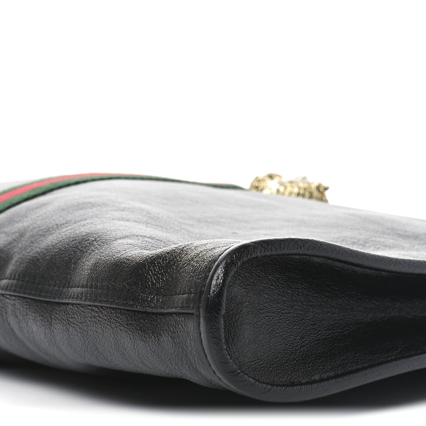 Calfskin Large Rajah Chain Tote Black