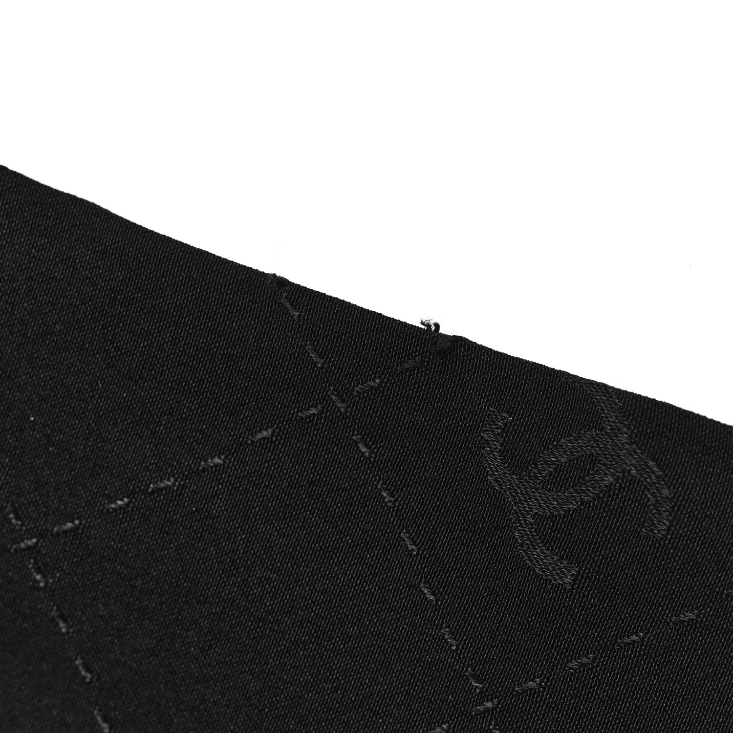 Chanel Silk Sequin CC Bandeau Scarf Black 3 of 3