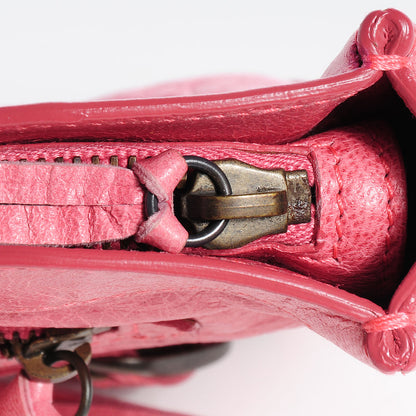 Balenciaga Agneau Porte Toilette Makeup Clutch Framboise 13 of 13