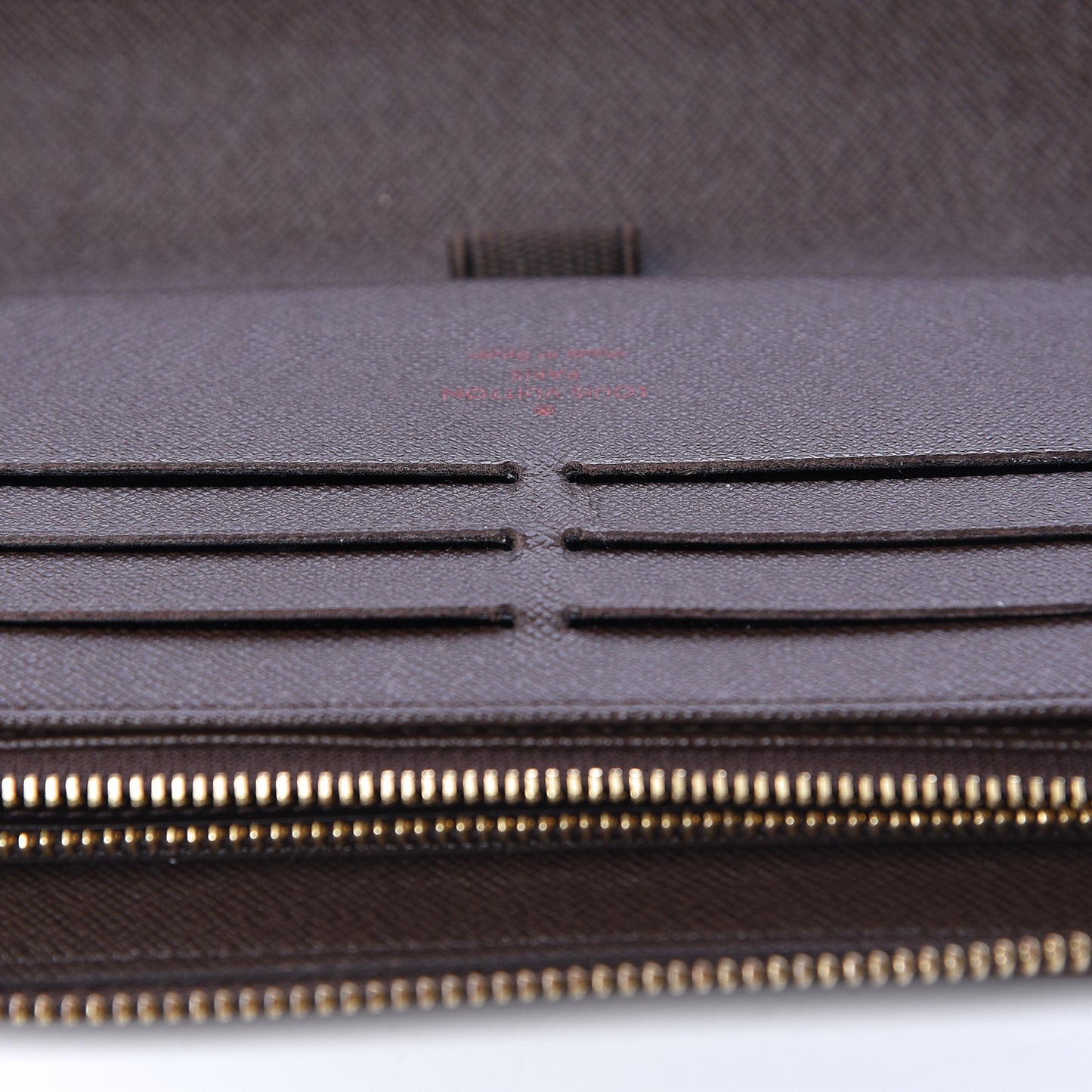 Damier Ebene Zippy Organizer Wallet