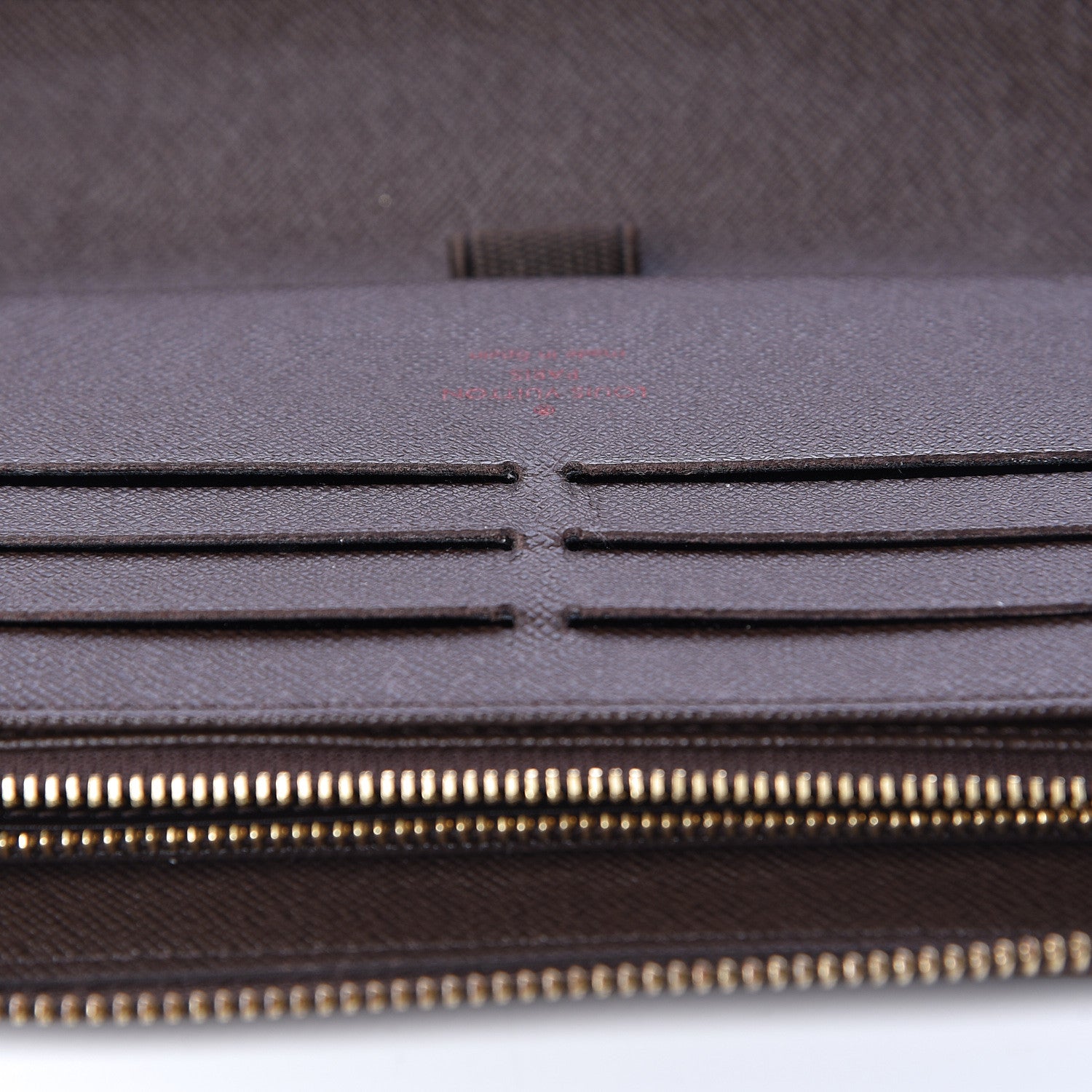 Louis Vuitton Damier Ebene Zippy Organizer Wallet 8 of 10