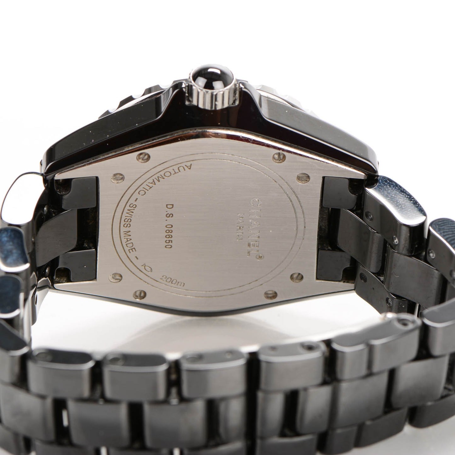 Stainless Steel Ceramic 38mm J12 Automatic Watch Black