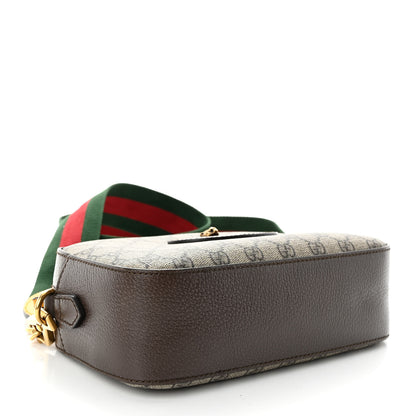 Gucci GG Supreme Monogram Web Neo Vintage Shoulder Bag Beige New Acero Crop 4 of 10