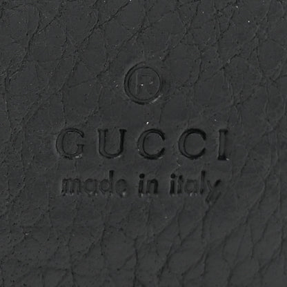 Gucci Pebbled Calfskin GG Key Charm Black 3 of 3