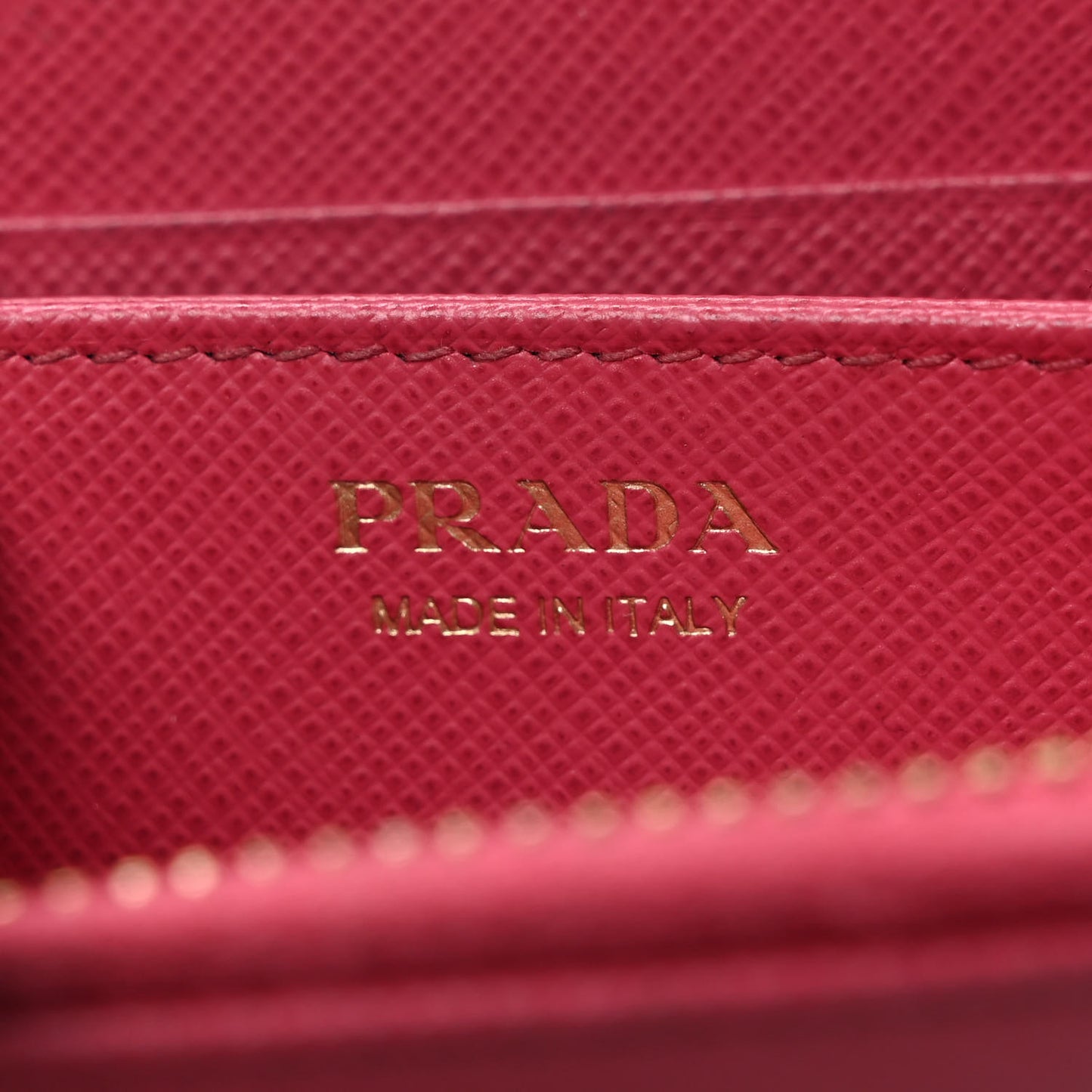Saffiano Metal Zip Coin Purse Peonia