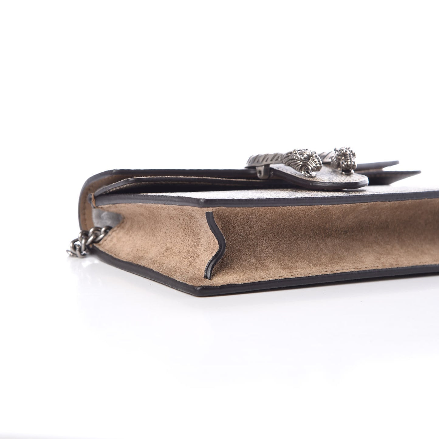 GG Supreme Monogram Super Mini Dionysus Shoulder Bag Taupe