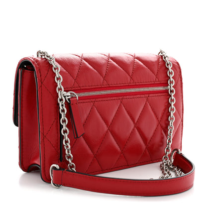 Mulberry Shiny Buffalo Quilted Darley Shoulder Bag Red 3 of 11