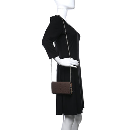 MCM Calfskin Ottomar Wallet On Chain Chestnut 2 of 7