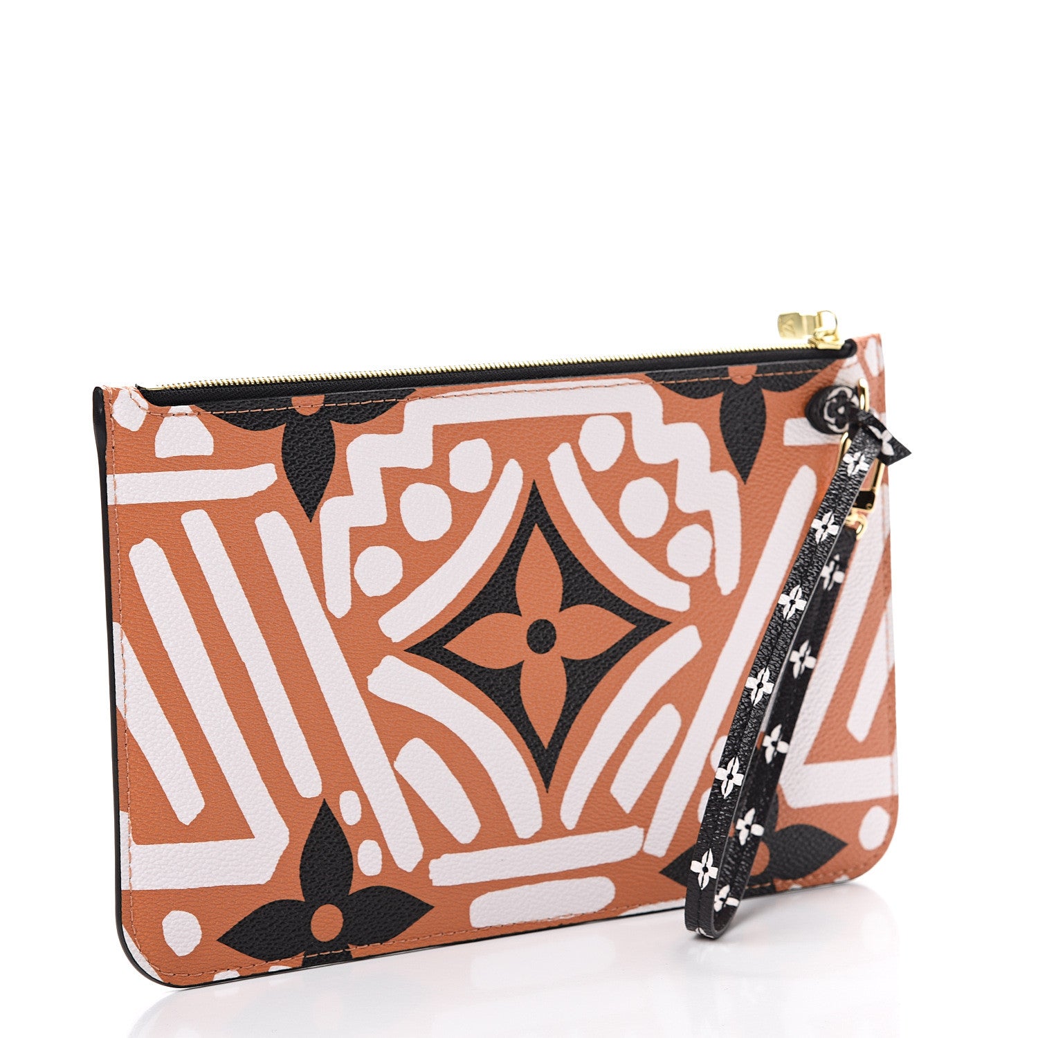 Louis Vuitton Monogram Giant Crafty Neverfull MM GM Pochette Creme Caramel 2 of 6