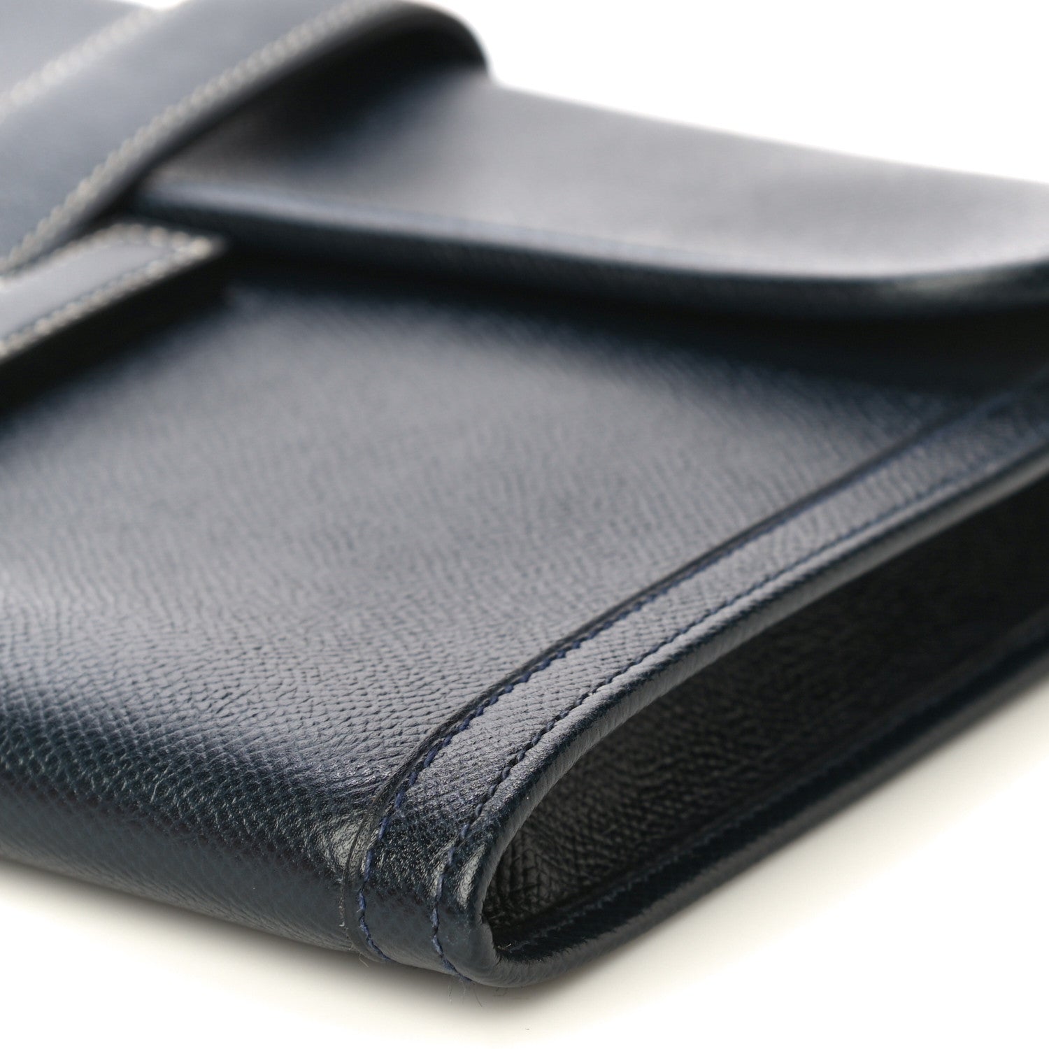 Hermes Courchevel Jige PM Clutch Indigo 8 of 9