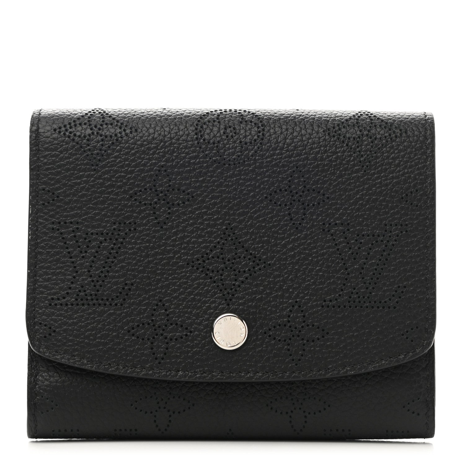 Louis Vuitton Mahina Iris Compact Wallet NM Black 1 of 7