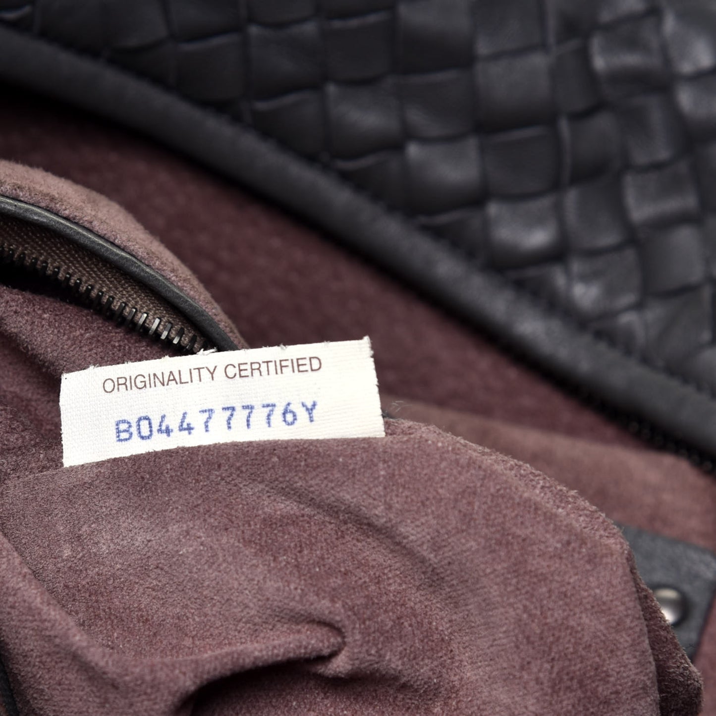 Nappa Intrecciato Large Veneta Hobo Grey