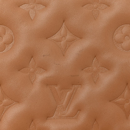 Louis Vuitton Lambskin Embossed Monogram Coussin PM Camel 12 of 12