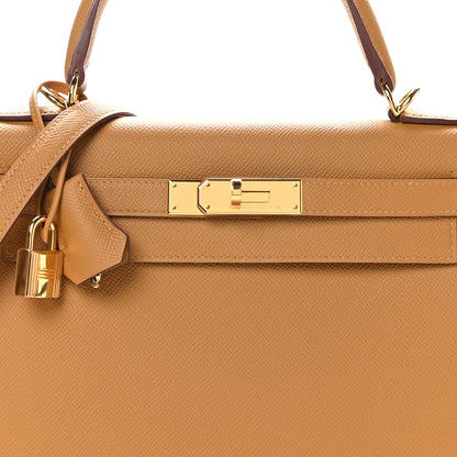 Hermes Epsom Kelly Sellier 28 Sesame 8 of 10