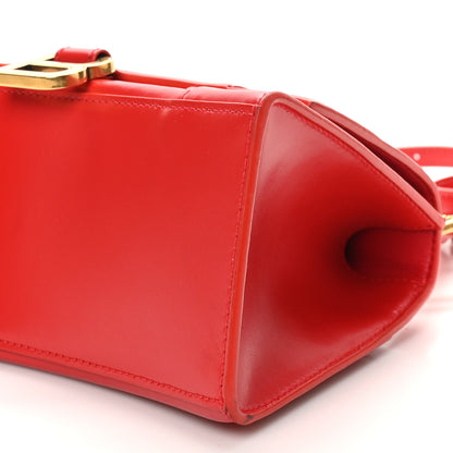 Balenciaga Shiny Box Calfskin Small Hourglass Top Handle Bag Bright Red 10 of 11