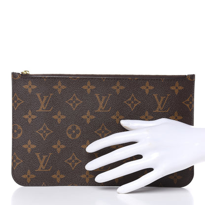 Louis Vuitton Monogram Neverfull MM GM Pochette 2 of 7