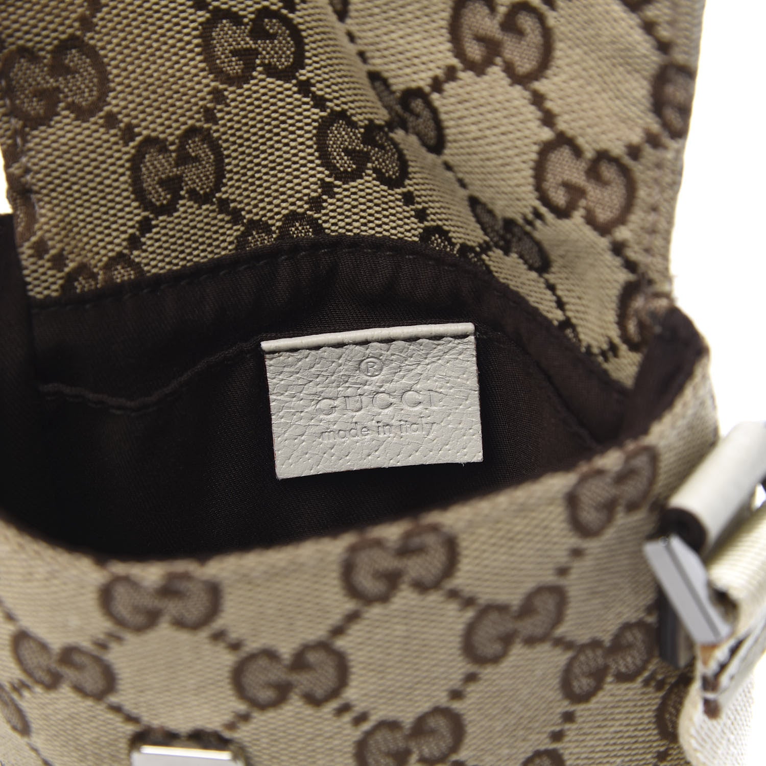 Gucci Monogram Mini Crossbody Bag Beige White 6 of 11