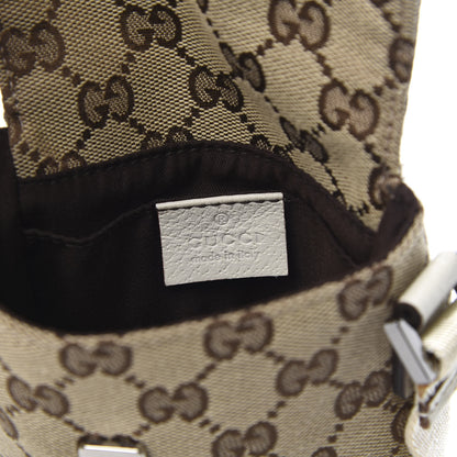 Gucci Monogram Mini Crossbody Bag Beige White 6 of 11