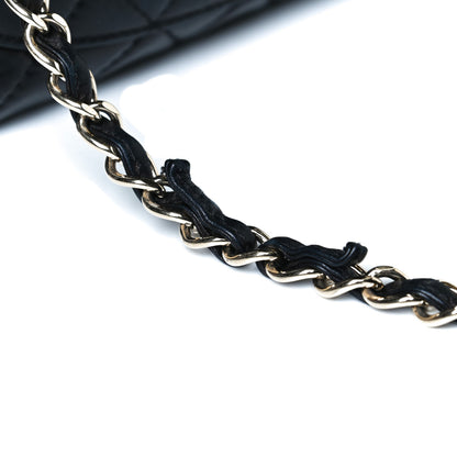 Chanel Washed Lambskin Quilted Maxi Single Flap Black 11 of 16