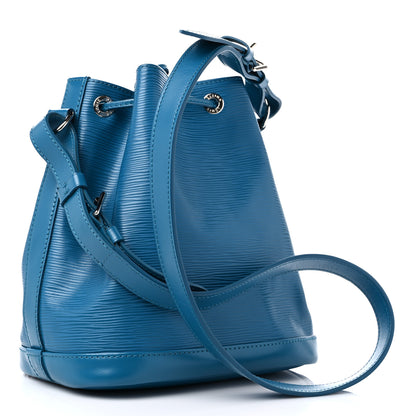 Louis Vuitton Epi Noe BB Cyan 3 of 8