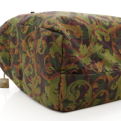 Versace Nylon Baroccoflage Print Tote Khaki 11 of 12