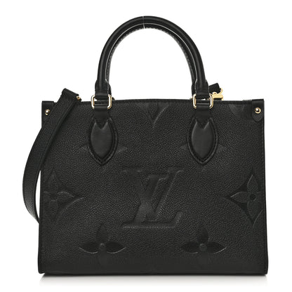 Louis Vuitton Empreinte Monogram Giant Onthego PM Black 1 of 9