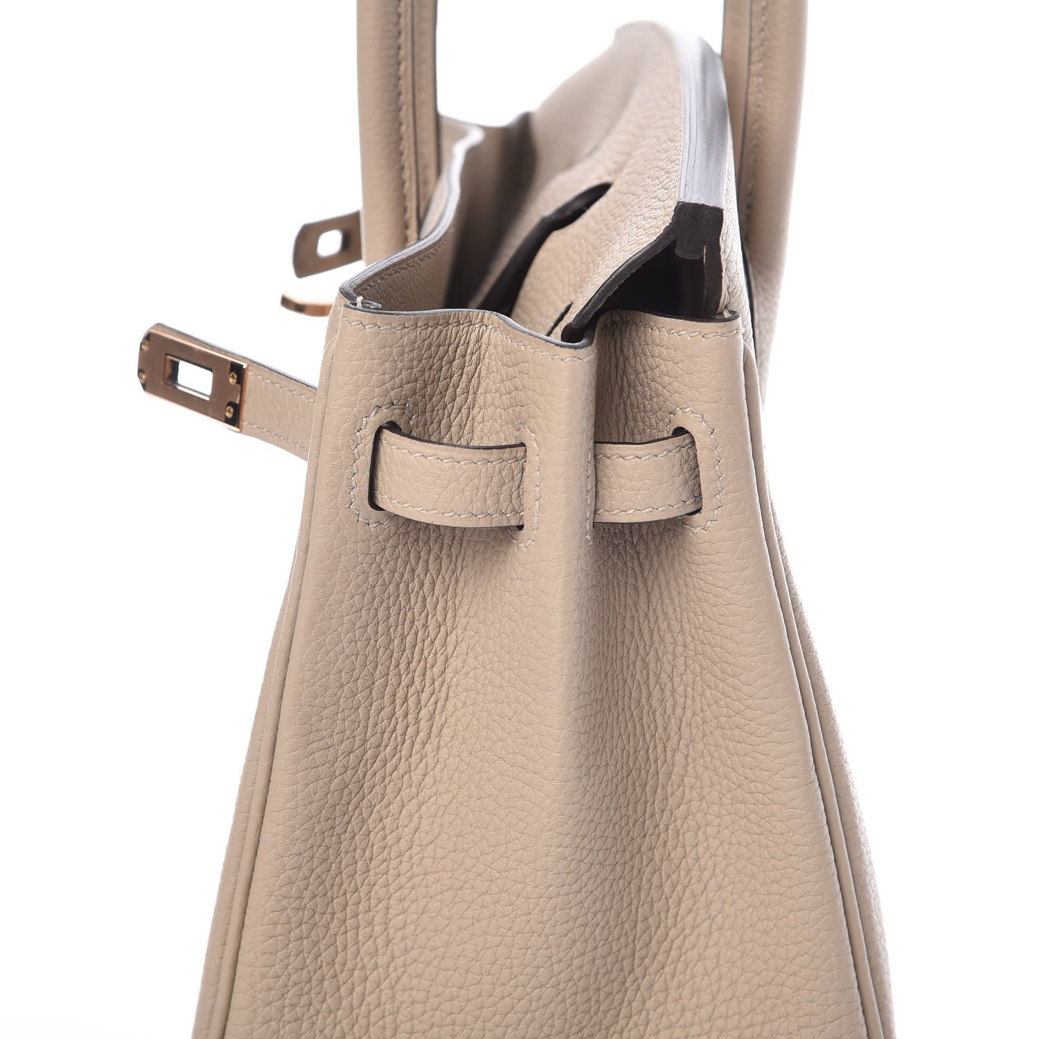 Hermes Togo Birkin 25 Gris Tourterelle 12 of 38