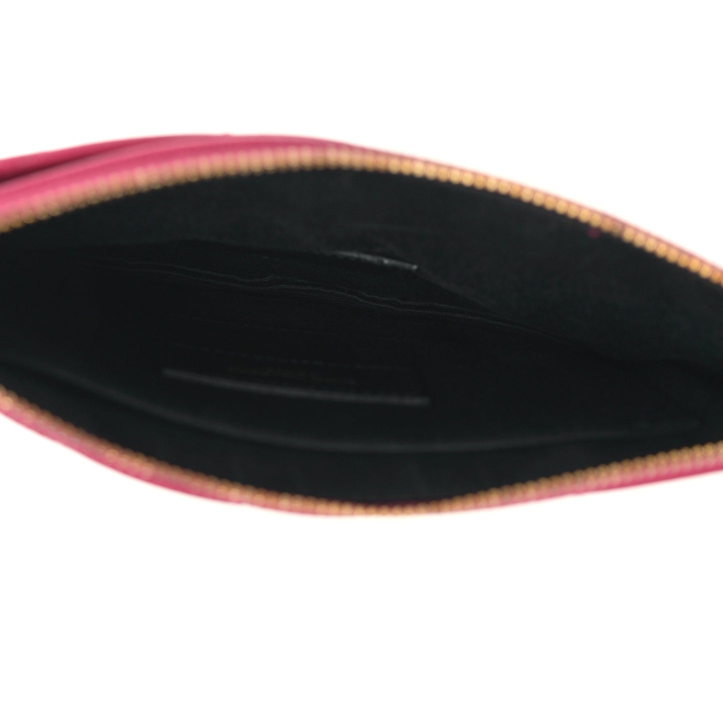 Grain De Poudre Chevron Monogram Bill Pouch Fresh Fuxia