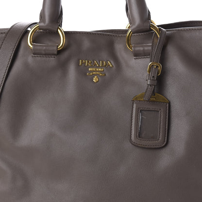 Prada Soft Calf Shopping Tote Bambu 9 of 9