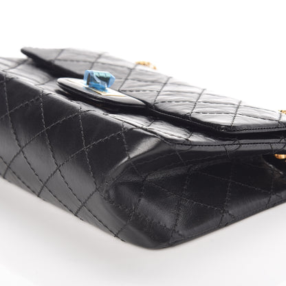 Chanel Aged Calfskin Quilted 2.55 Reissue Mini Flap Black 6 of 10