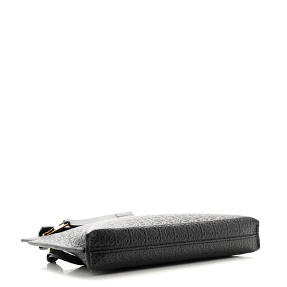 Loewe Calfskin Embossed Mini Repeat T Pouch Black 4 of 7