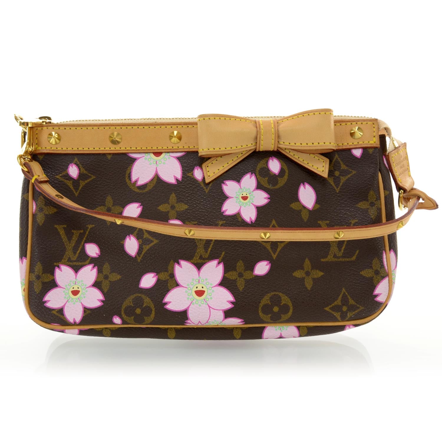 Louis Vuitton Monogram Cherry Blossom Pochette Accessories Brown 1 of 7