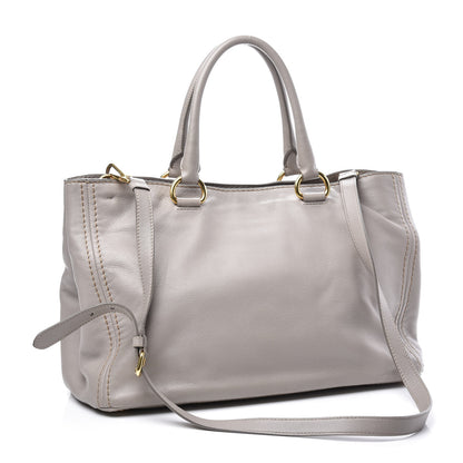 Prada Soft Calf Tote Pomice 2 of 9