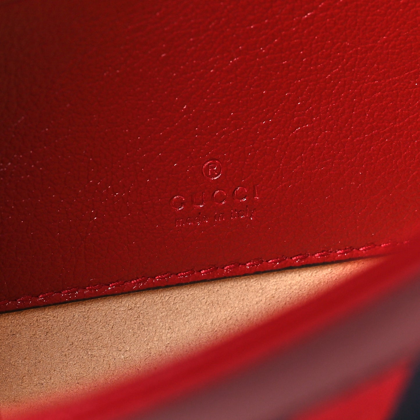 Textured Calfskin Web Mini Rajah Slim Flap Shoulder Bag Romantic Cherry