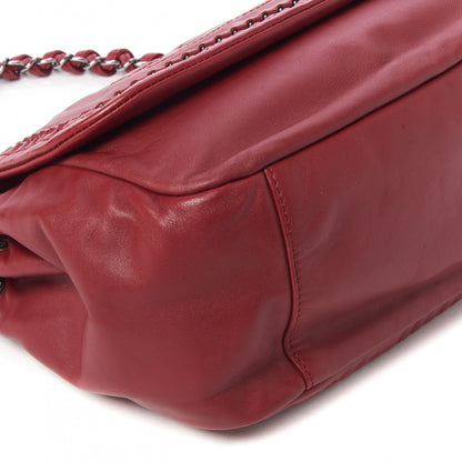 Chanel Smooth Calfskin Luxe Ligne Flap Red 5 of 10