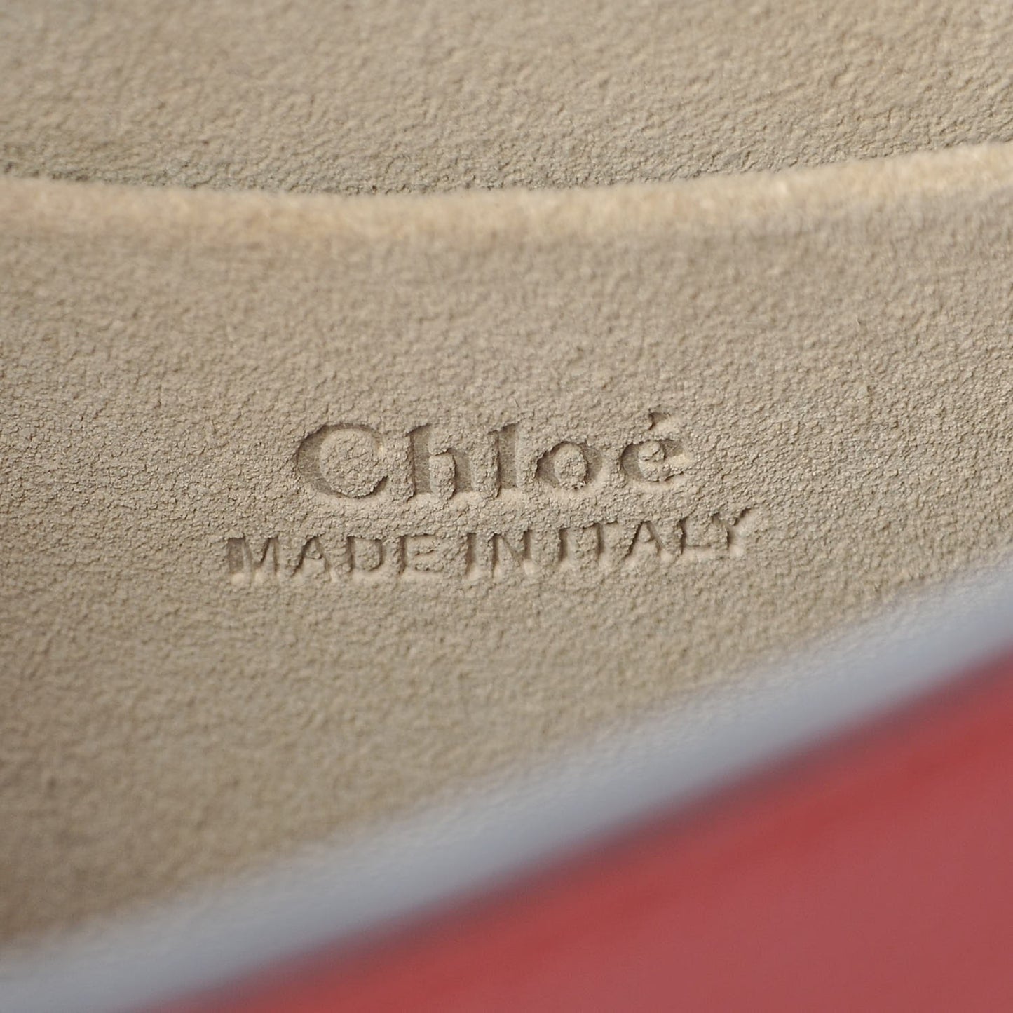 Calfskin Small Nile Bracelet Bag Dahlia Red
