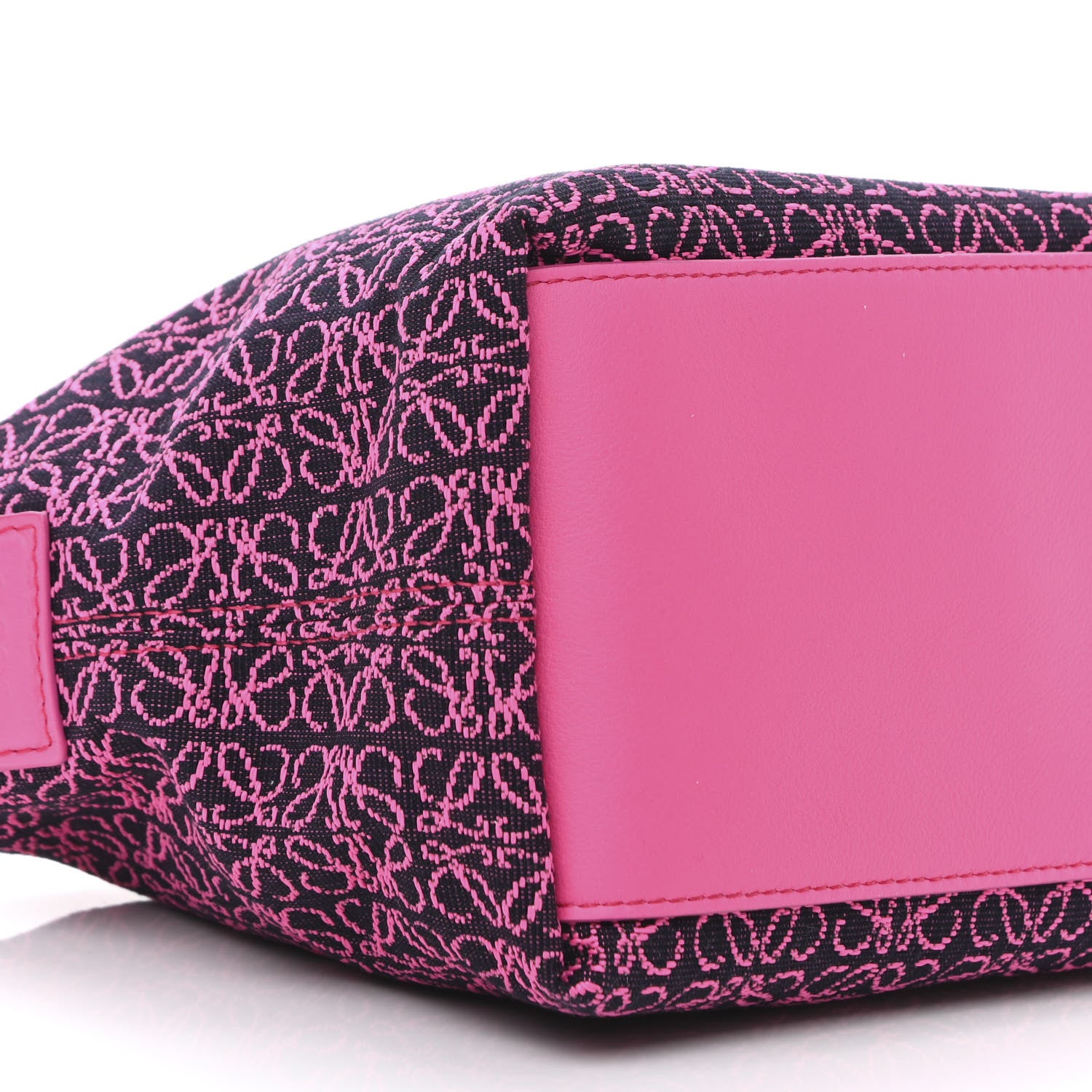 Loewe Jacquard Anagram Calfskin Small Cubi Bag Pink 8 of 9