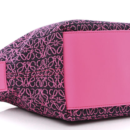 Loewe Jacquard Anagram Calfskin Small Cubi Bag Pink 8 of 9