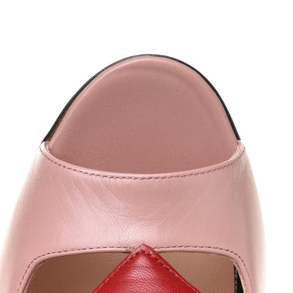 Gucci Malaga Kid Heart Pumps 38.5 Pink 9 of 12