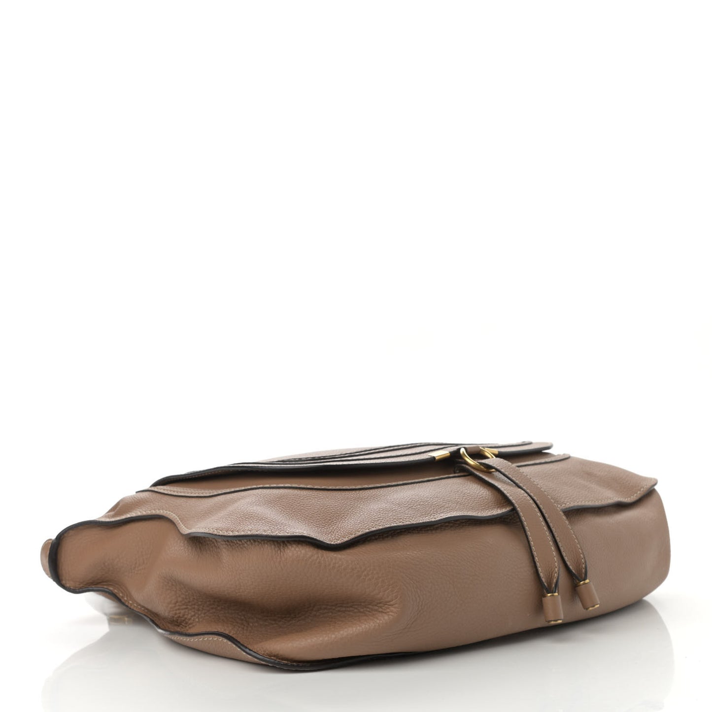 Calfskin Large Marcie Satchel Nut
