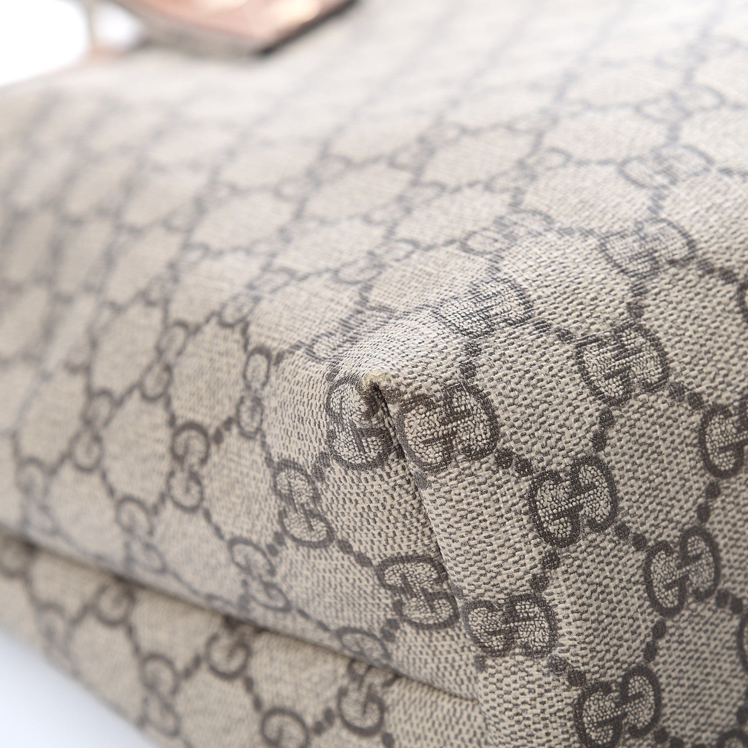 Gucci GG Plus Monogram Medium Signature Web Loop Tote Brown 9 of 13