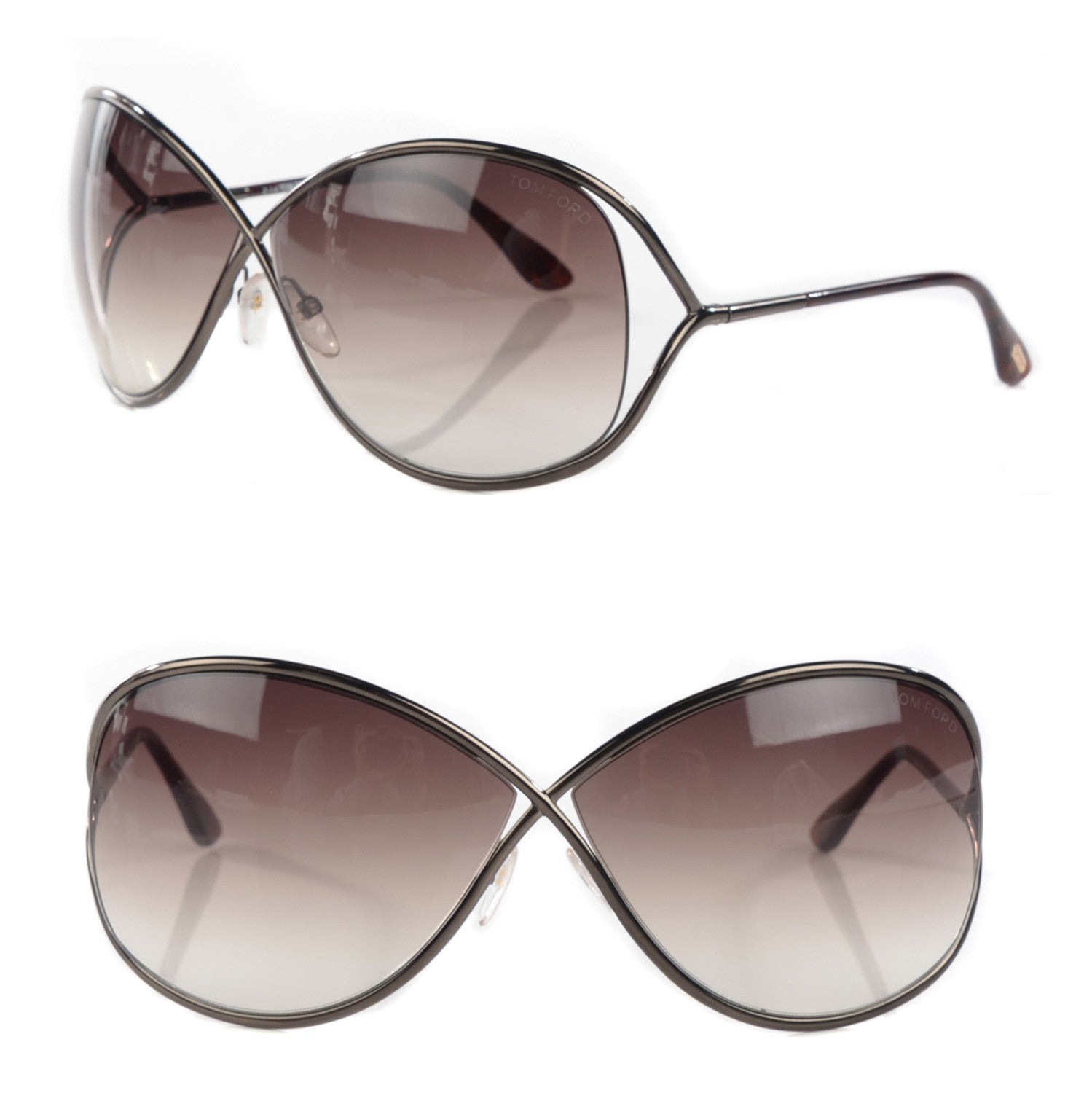 Tom Ford Miranda Crossover Sunglasses TF130 Bronze 1 of 7