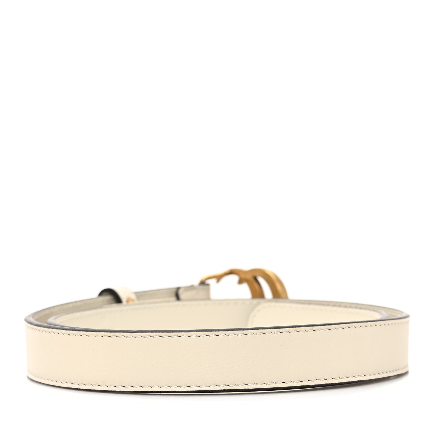 Calfskin Double G 20mm Belt 70 28 Mystic White